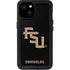 Florida State FSU Seminoles Black iPhone 15 Plus Waterproof Case